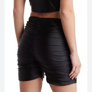 Good American Ruched Bike Shorts